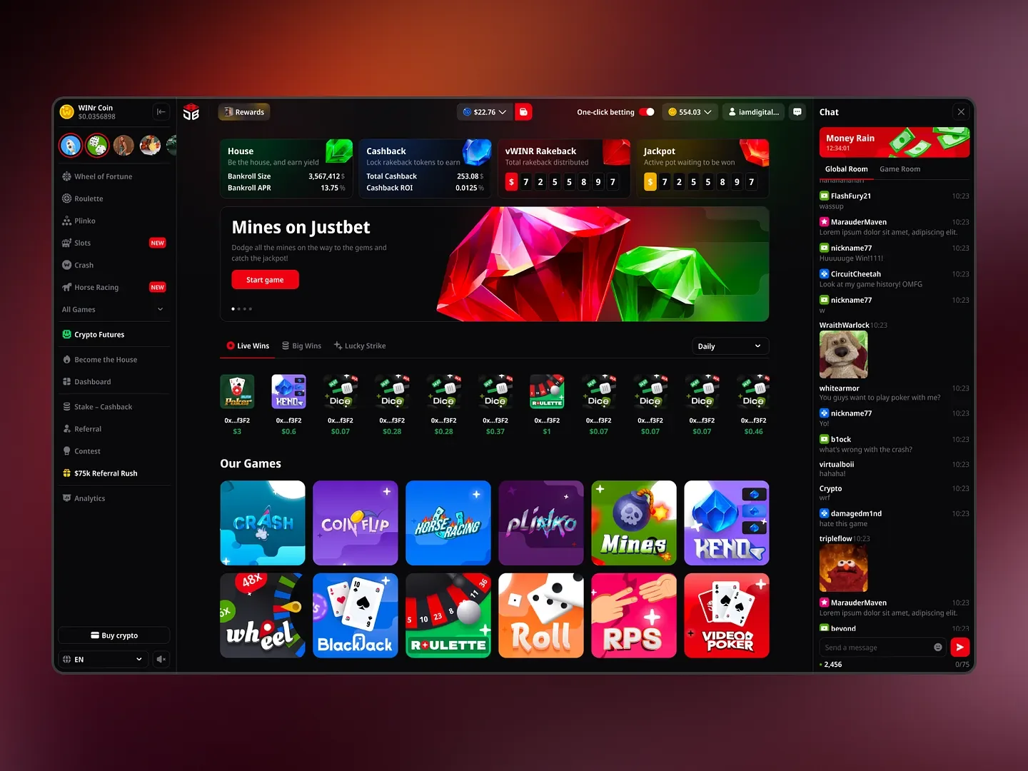 Real bitcoin slots